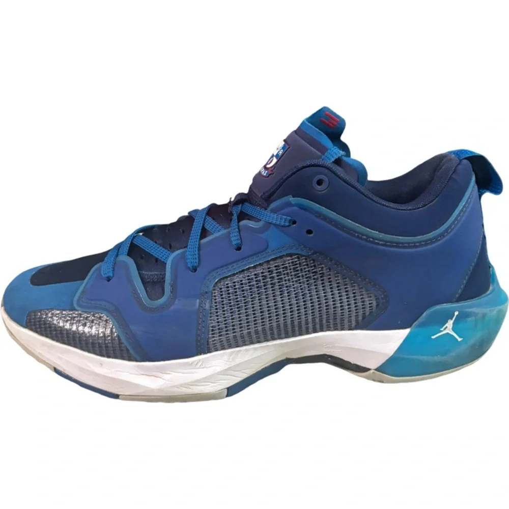 Jordan 37 XXXVII Low Fraternity Military Blue/White DV9909-401 Men’s Size 12.5